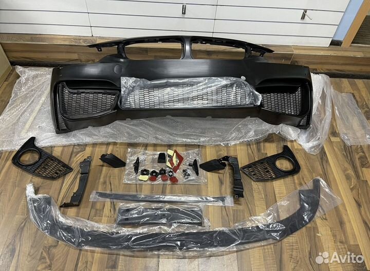 Бампер передний BMW F32 F36 М4 стиль, в сборе бмв