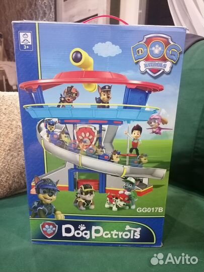 Игрушки щенячий патруль база