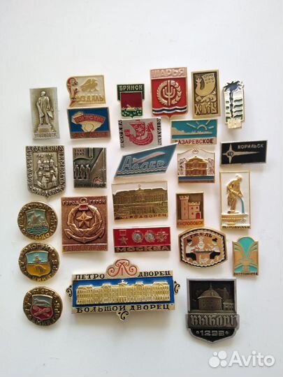 Значки города, гербы