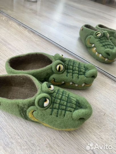 Тапочки войлочные мужские новые