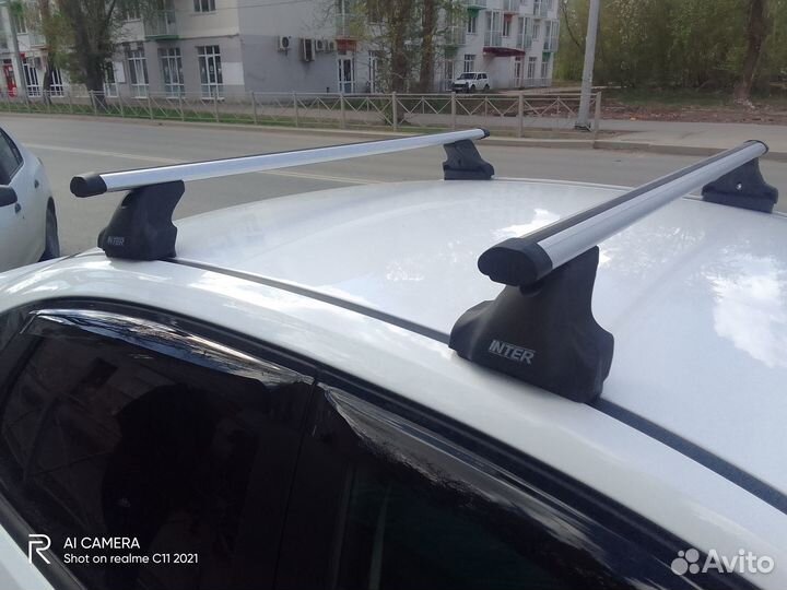 Аэро багажник Ford Focus 2 на Ким 75