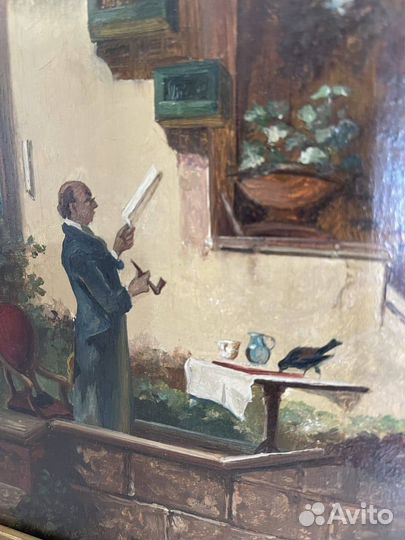 Картина маслом на фанере