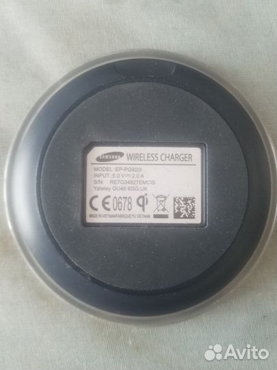 Беспроводное зарядное устройство samsung