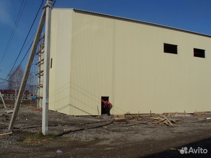 Быстровозводимый ангар производство и монтаж 15/30