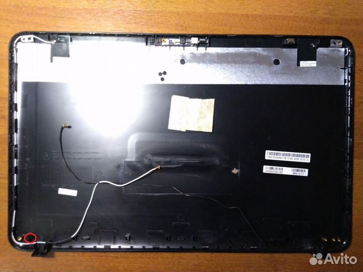 Разборка ноутбука Toshiba C850 L850 черный и белый