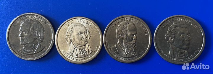 Монеты США 1 доллар подарочные