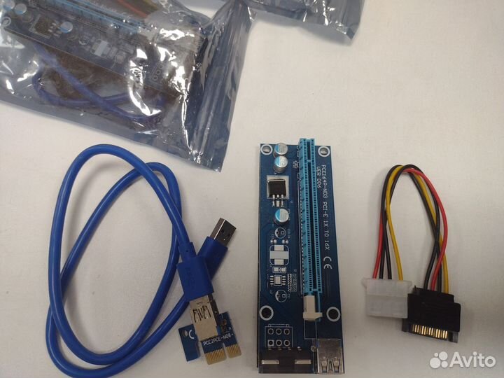 Райзер для видеокарт pci-e цена за два