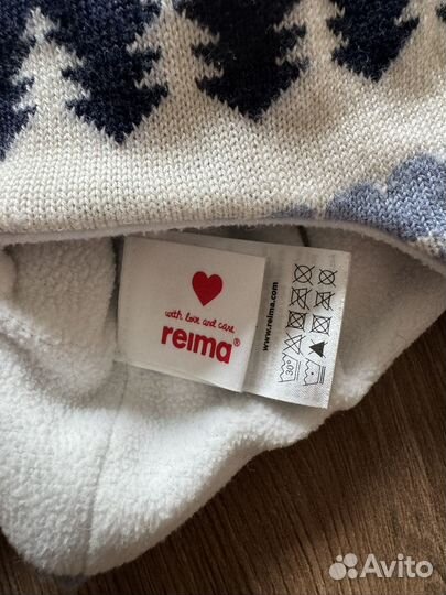 Шапка зимняя reima шерсть 40 - 42