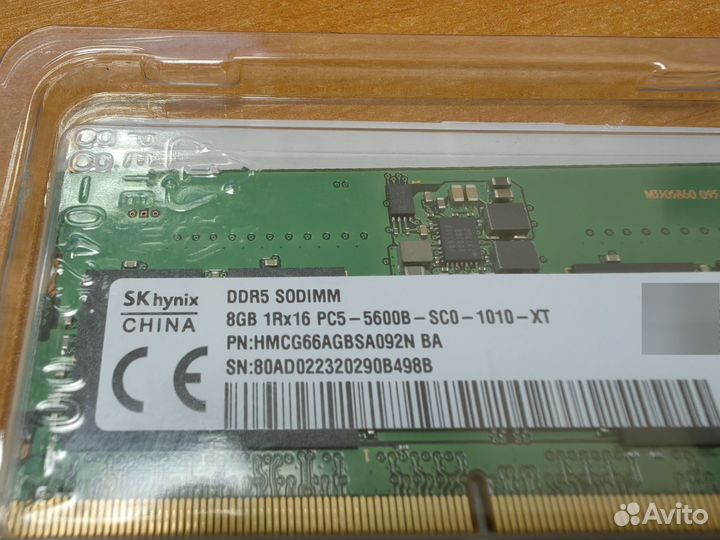 SO-dimm ddr5 16Gb 5600 SK hynix