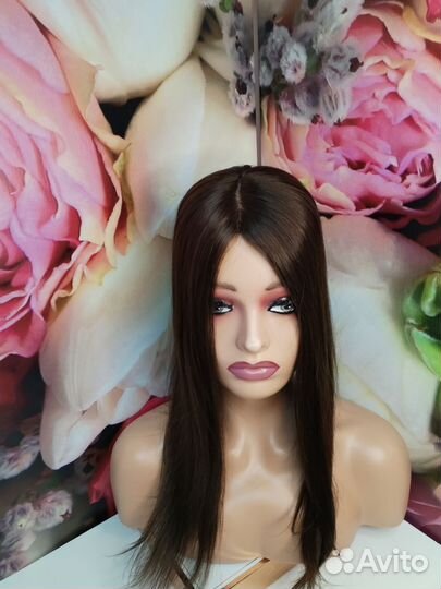 Натуральная накладка из натуральных волос