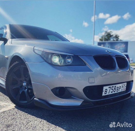 Передняя накладка на передний бампер для bmw e60 m