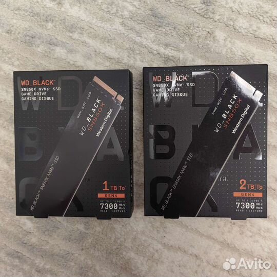 WD Black SN850X 1/2Tb (новые, PCIe 4.0, dram)