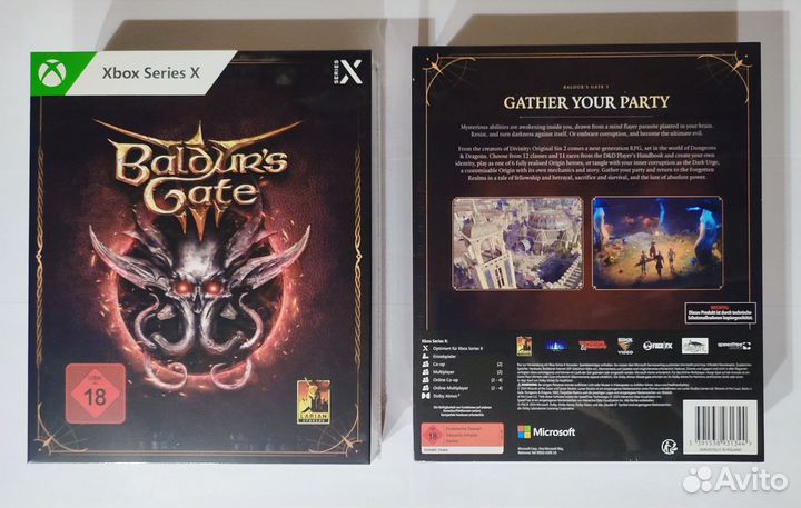 Baldur's Gate 3 Deluxe Edition Xbox Series X Новые