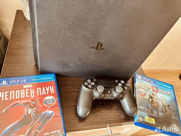 Sony playstation 4 slim 1tb с играми