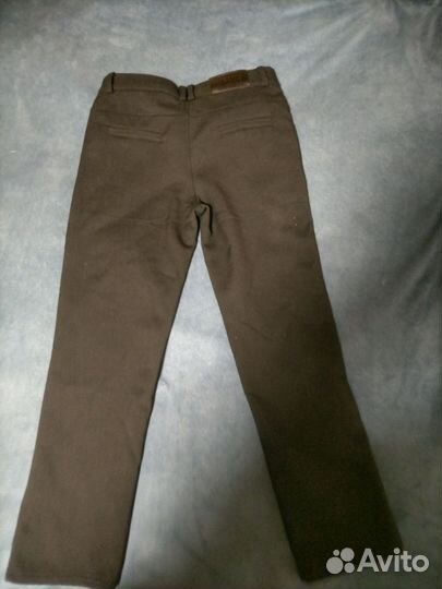 Джинсы черные утепленные детские