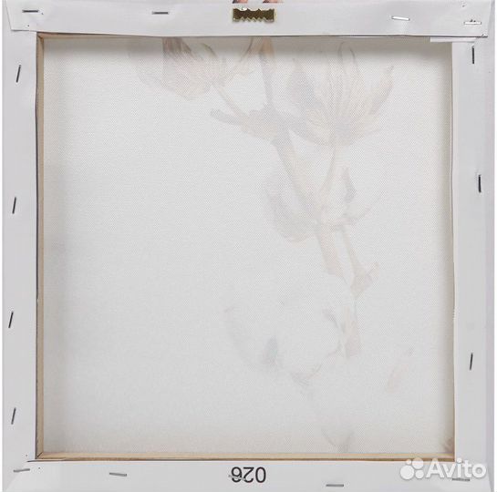 Картина на холсте «Хлопок» 30x30 см