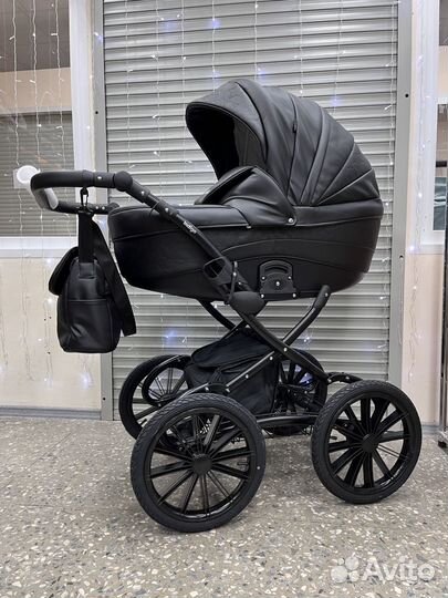 Коляска indigo 2в1 экокожа
