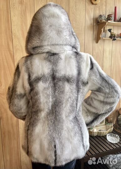 Шуба норковая крестовка