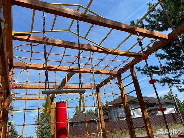 Детский спортивный комплекс (Крашенная)