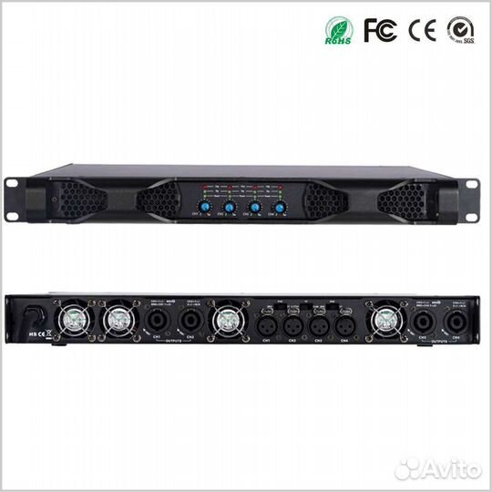 Усилитель профессиональный 4x3400W