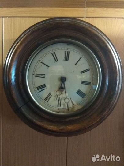 Антикварные настенные часы шайба 18 век, Германия