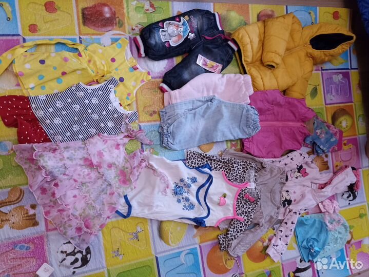 Вещи для девочки пакет, 68-80
