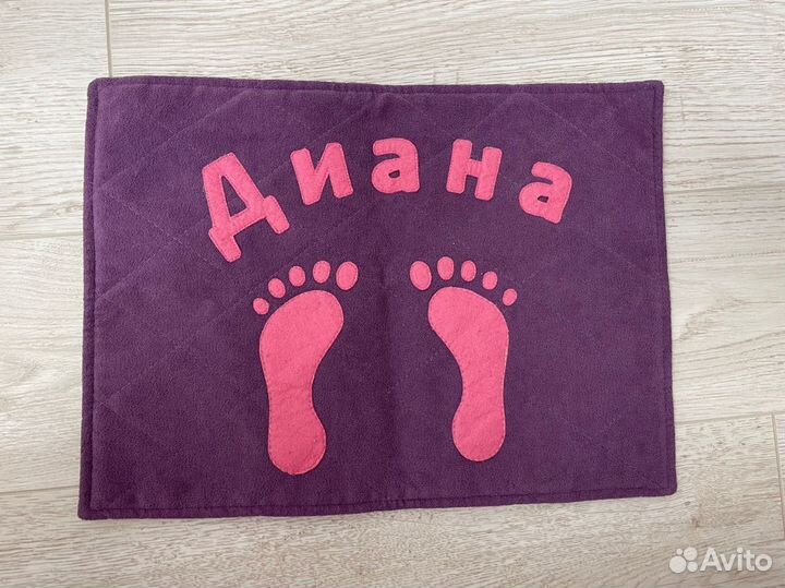 Коврик для детского сада для переобувания