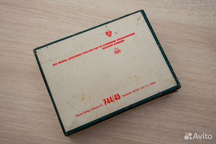 Винтажные игральные карты Blumenmadchen