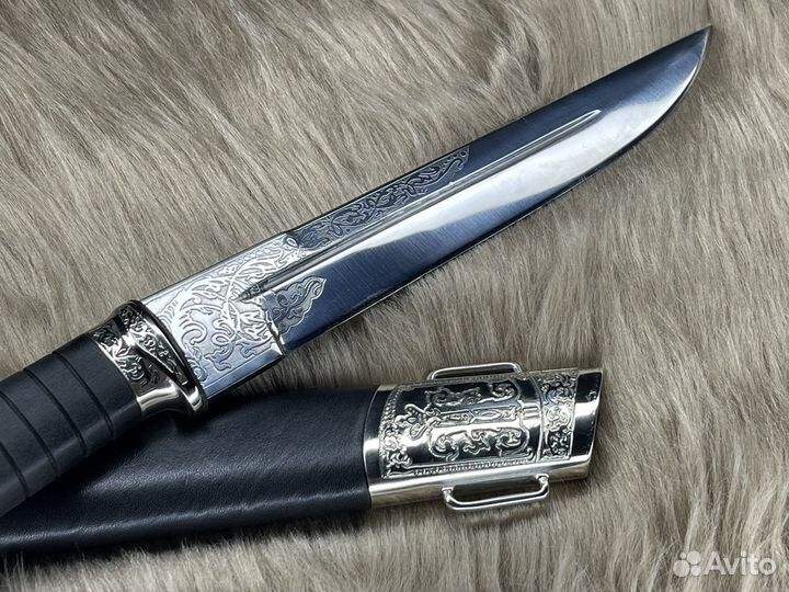 Казачий Пластунский Нож в мельхиоре