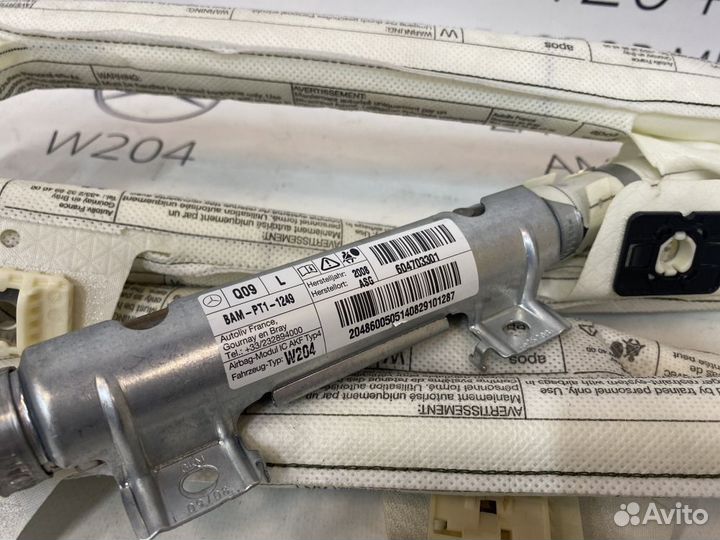 Подушка шторка левая Mercedes W204