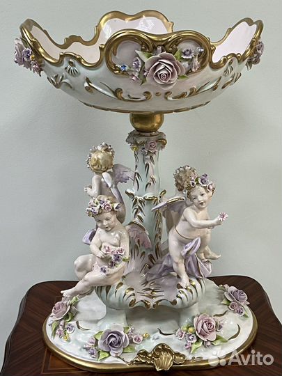 Очень крупная ваза для фруктов. Италия