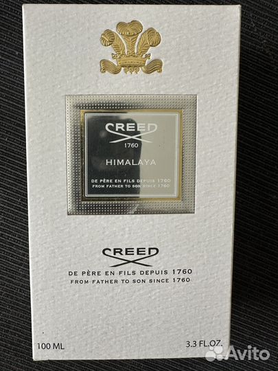 Creed himalaya 100 ml оригинал осиаток примерно 90
