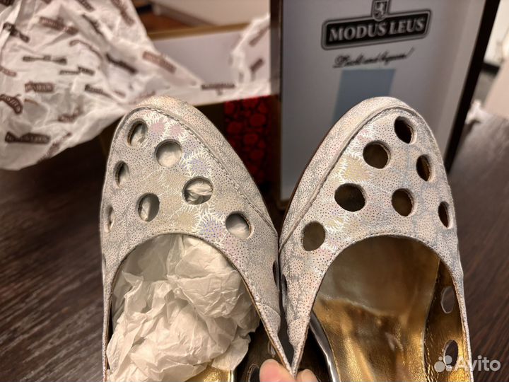 Туфли для танцев кожаные 39 размер