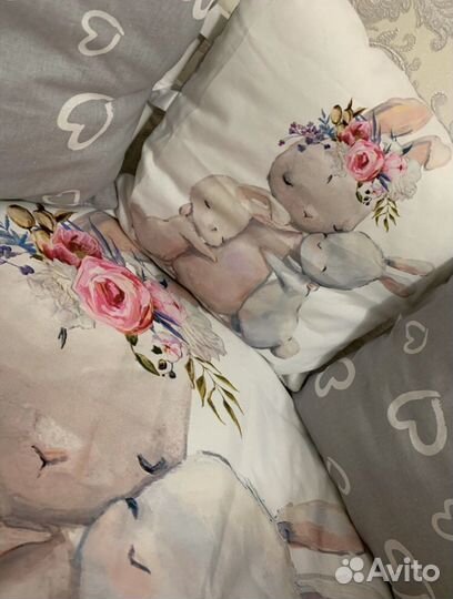 Бортики в детскую кроватку новые