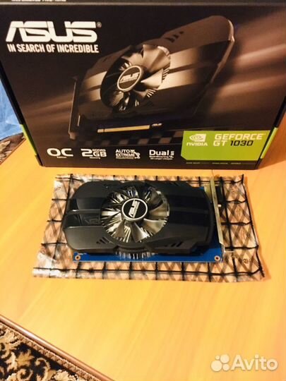 Видеокарта Asus GT 1030 Phoenix 2gb обмен
