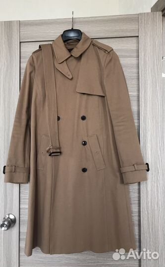 Плащ / тренч коричневый massimo dutti (S)