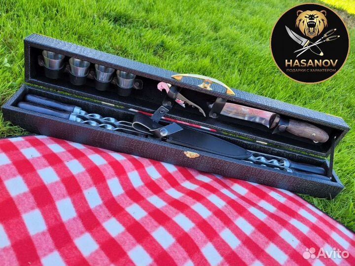 Подарок мужчине Шашлычный набор для пикника