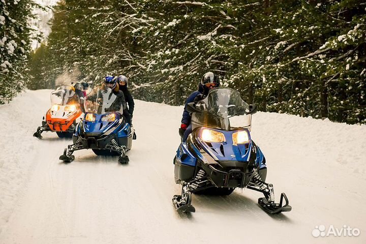 Экскурсия на Снегоходе. Прогулки Ладожские Шхеры