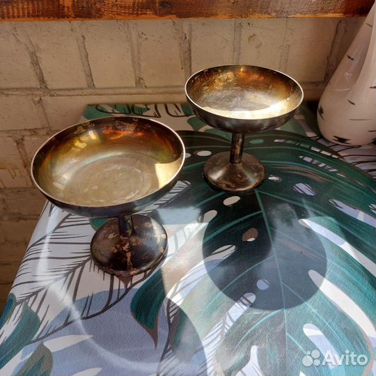 Креманки мельхиор советские