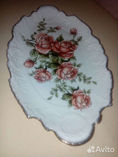 Блюдо фарфор 