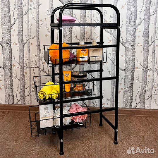 Этажерка с выдвижными корзинами