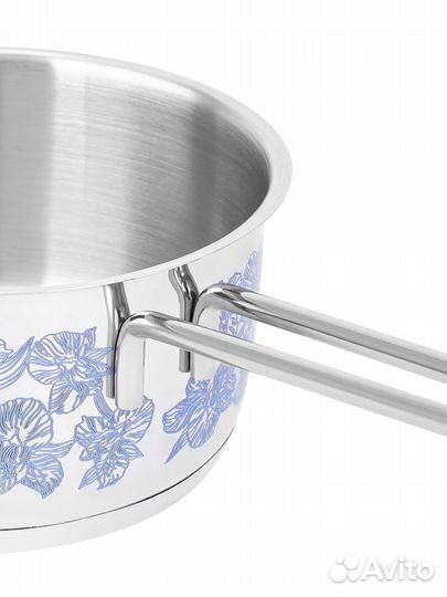 Кухонный ковш Ирисы синие