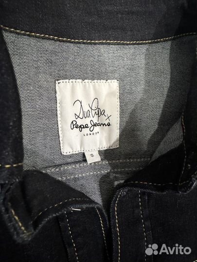 Джинсовый боди pepe jeans х dua lipa