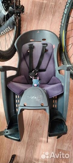 Детское велокресло hamax smiley, без замка