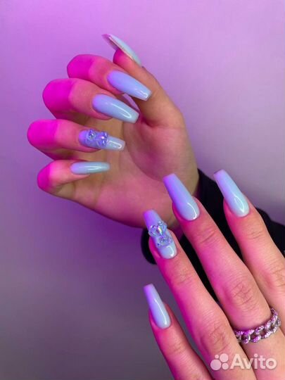 Покрытие гель лак/маникюр/наращивание/педикюр