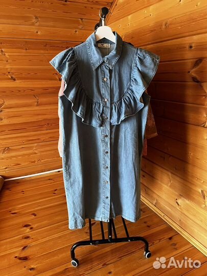 Джинсовое платье женское