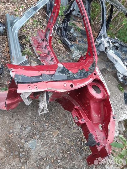 Лонжерон порог стойка левая Пежо 206