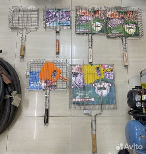 Гриль решетки барбекю чугунные и нержавеющие