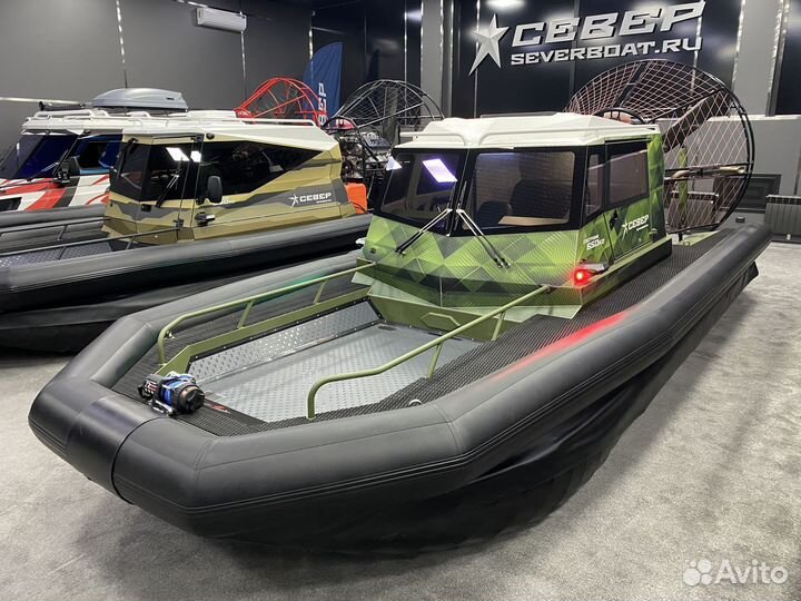 Аэролодка Север Охотник 650К2 Рестайлинг в наличии