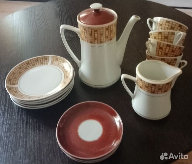 Кофейный сервиз Рига СССР